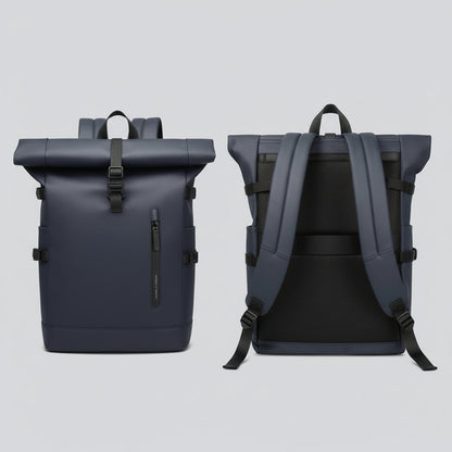 Erweiterbarer Rolltop-Rucksack mit Laptopfach und großem Volumen – Pelanva – Ansicht 7