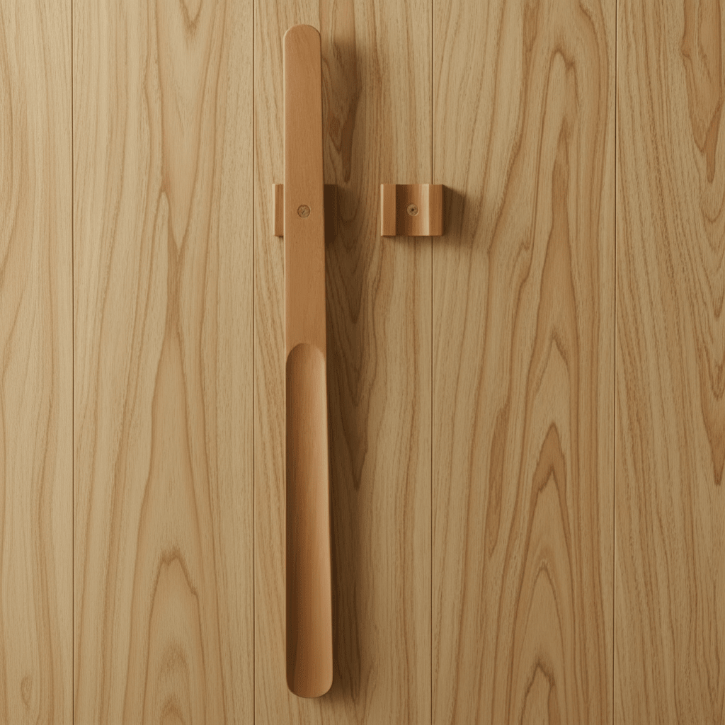 Extra langer magnetischer Schuhanzieher aus Holz – Pelanva – Ansicht 1