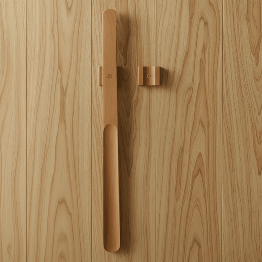 Extra langer magnetischer Schuhanzieher aus Holz – Pelanva – Ansicht 1