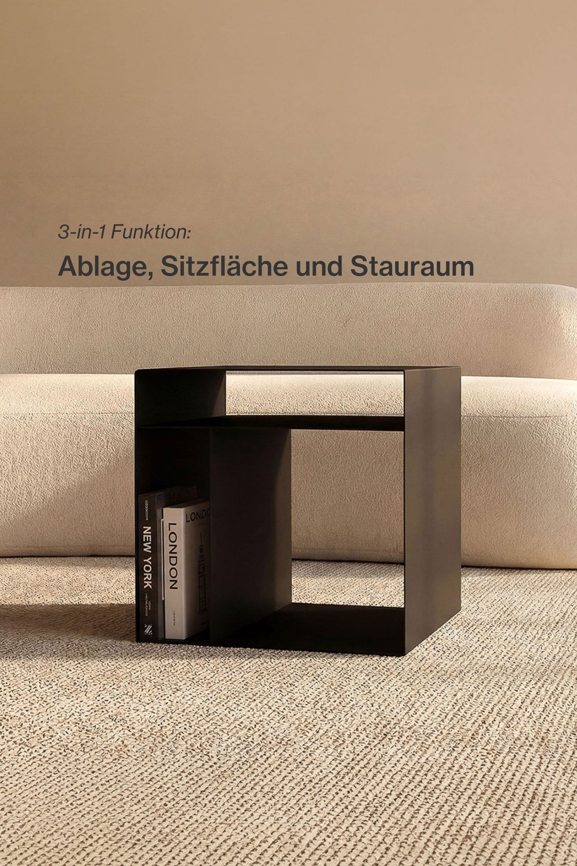 Sitzwürfel mit Stauraum – Pelanva – Ansicht 4
