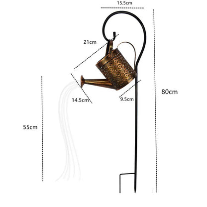 solar gartenleuchte eisen pfau design – Pelanva – Ansicht 7