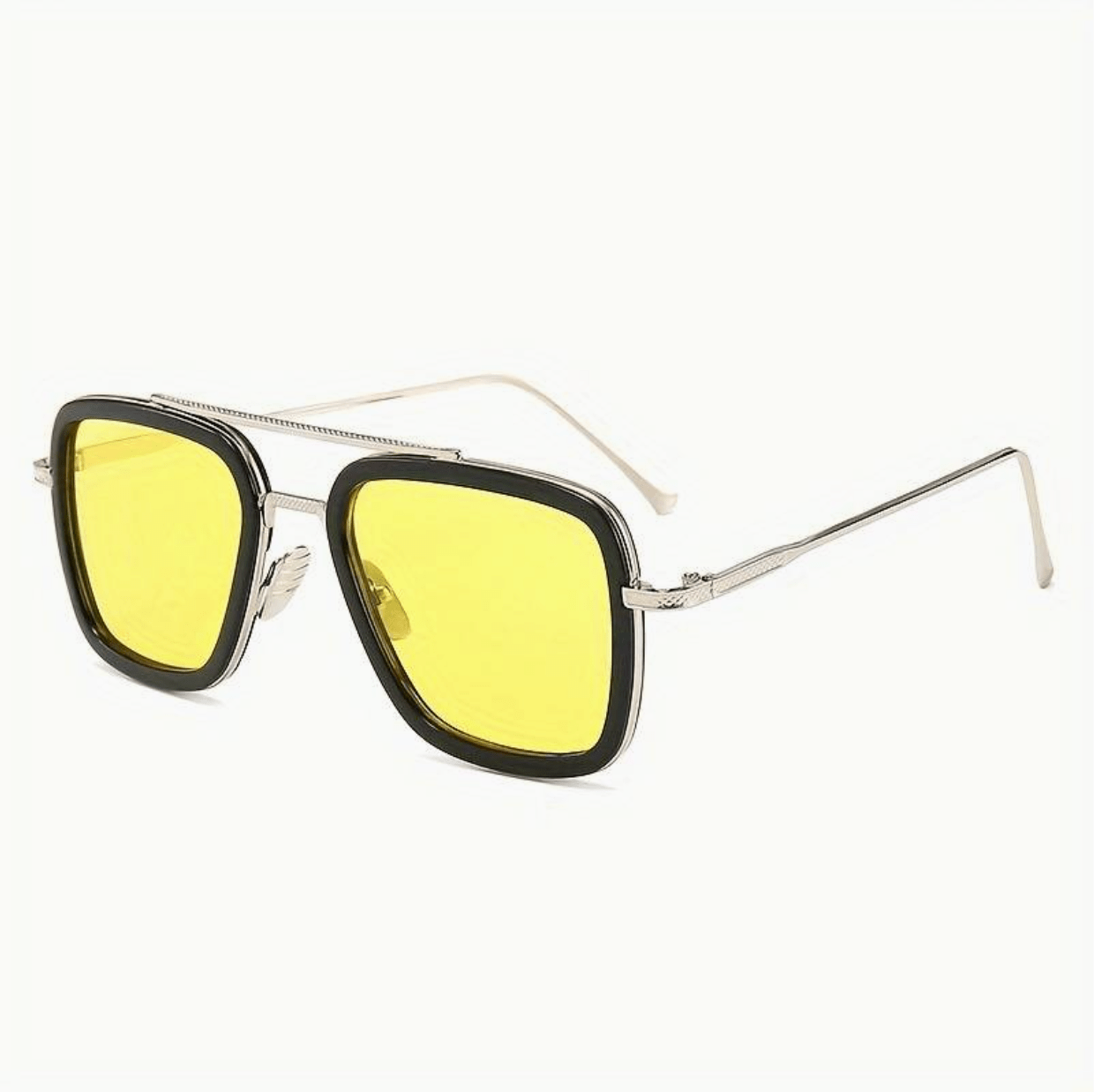 Luxuriöse Herren-Sonnenbrille mit UV-Schutz, im Einsatz – Pelanva