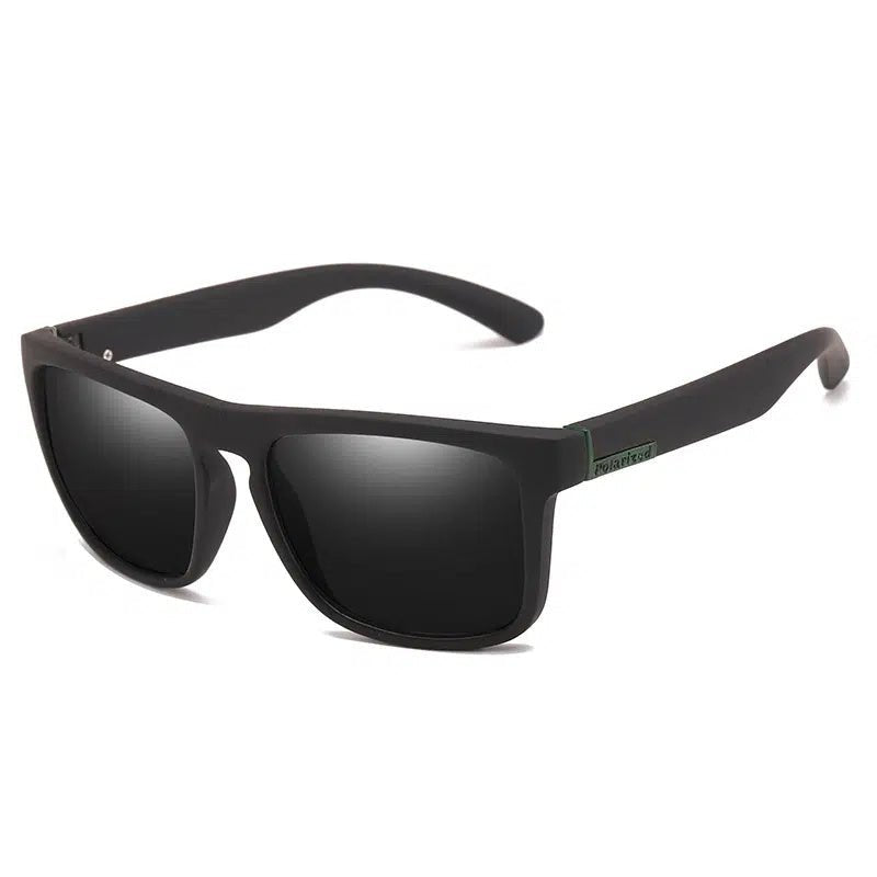 Polarisierte quadratische Sonnenbrille mit UV-Schutz, Seitenansicht – Pelanva