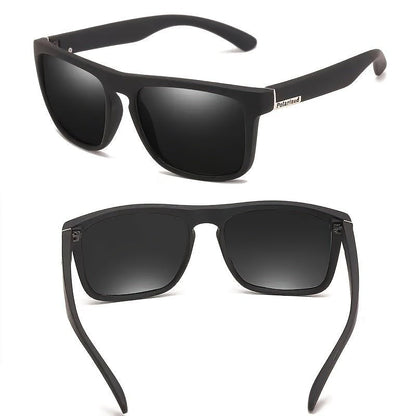 Polarisierte quadratische Sonnenbrille mit UV-Schutz, im Einsatz – Pelanva