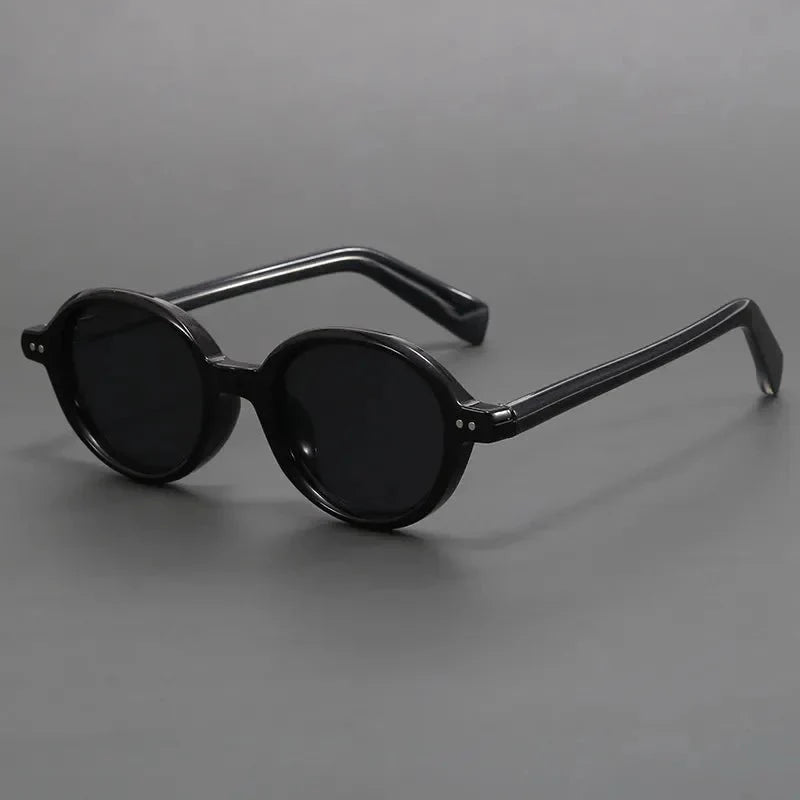 Polarisierte runde Sonnenbrille mit UV400 Schutz, Maße und Details – Pelanva