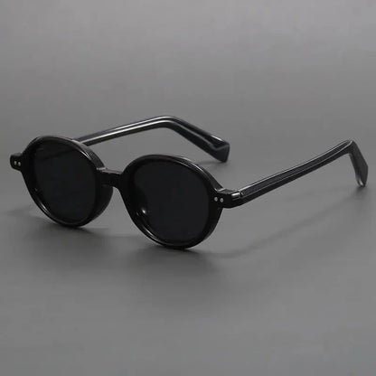 Polarisierte runde Sonnenbrille mit UV400 Schutz, Maße und Details – Pelanva