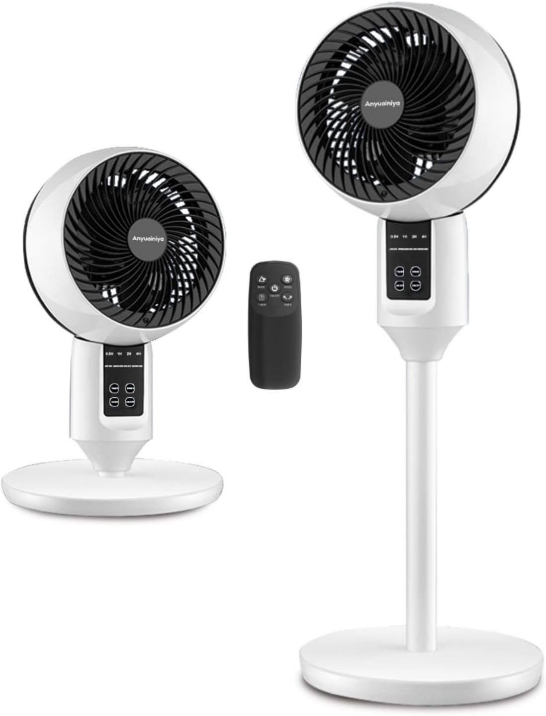 Verstellbarer Standventilator mit 3D-Oszillation – Pelanva – Ansicht 1