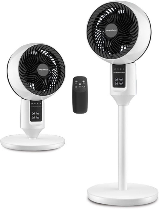 Verstellbarer Standventilator mit 3D-Oszillation – Pelanva – Ansicht 1