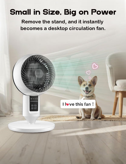 Verstellbarer Standventilator mit 3D-Oszillation – Pelanva – Ansicht 8