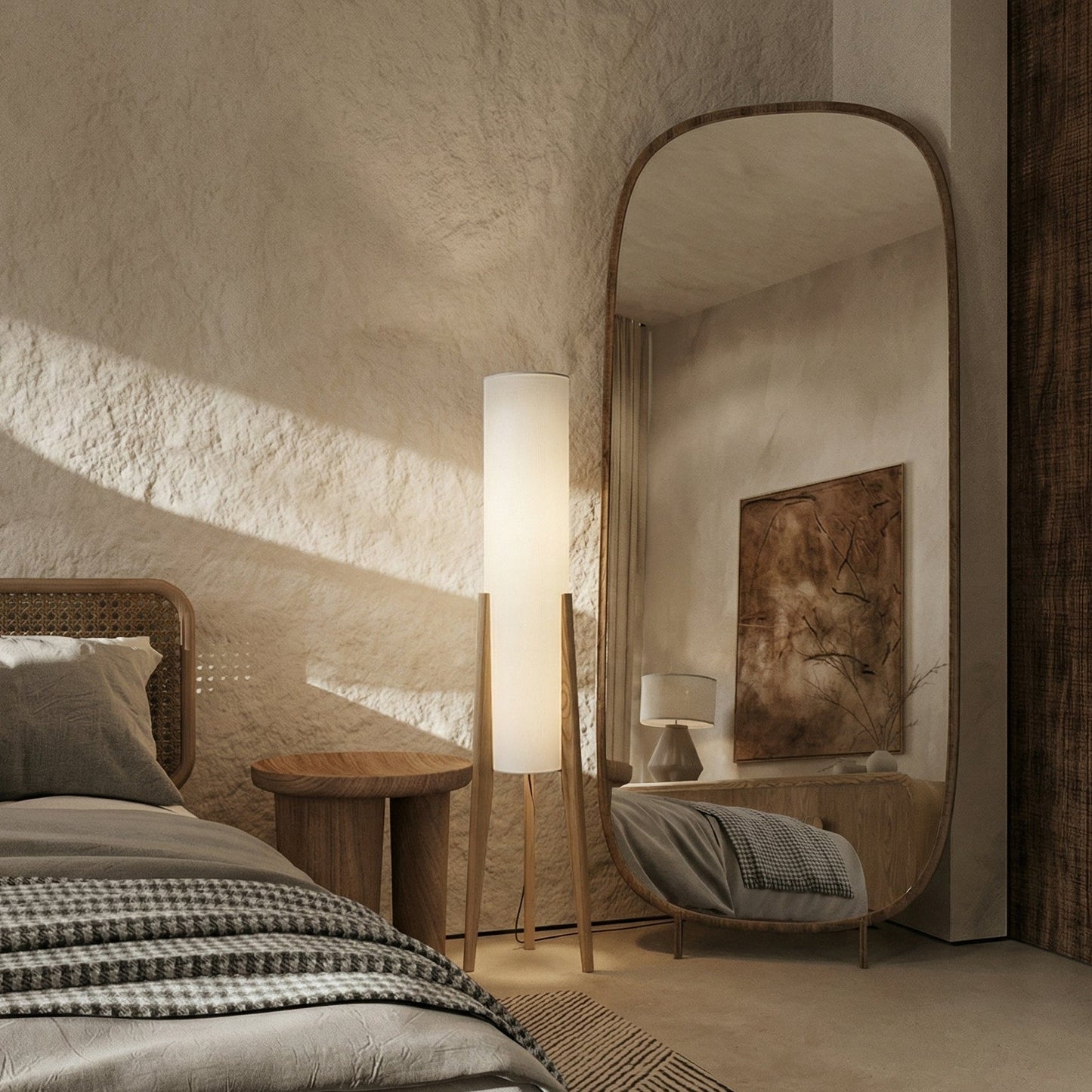 Stehlampe Holz – Pelanva – Ansicht 2