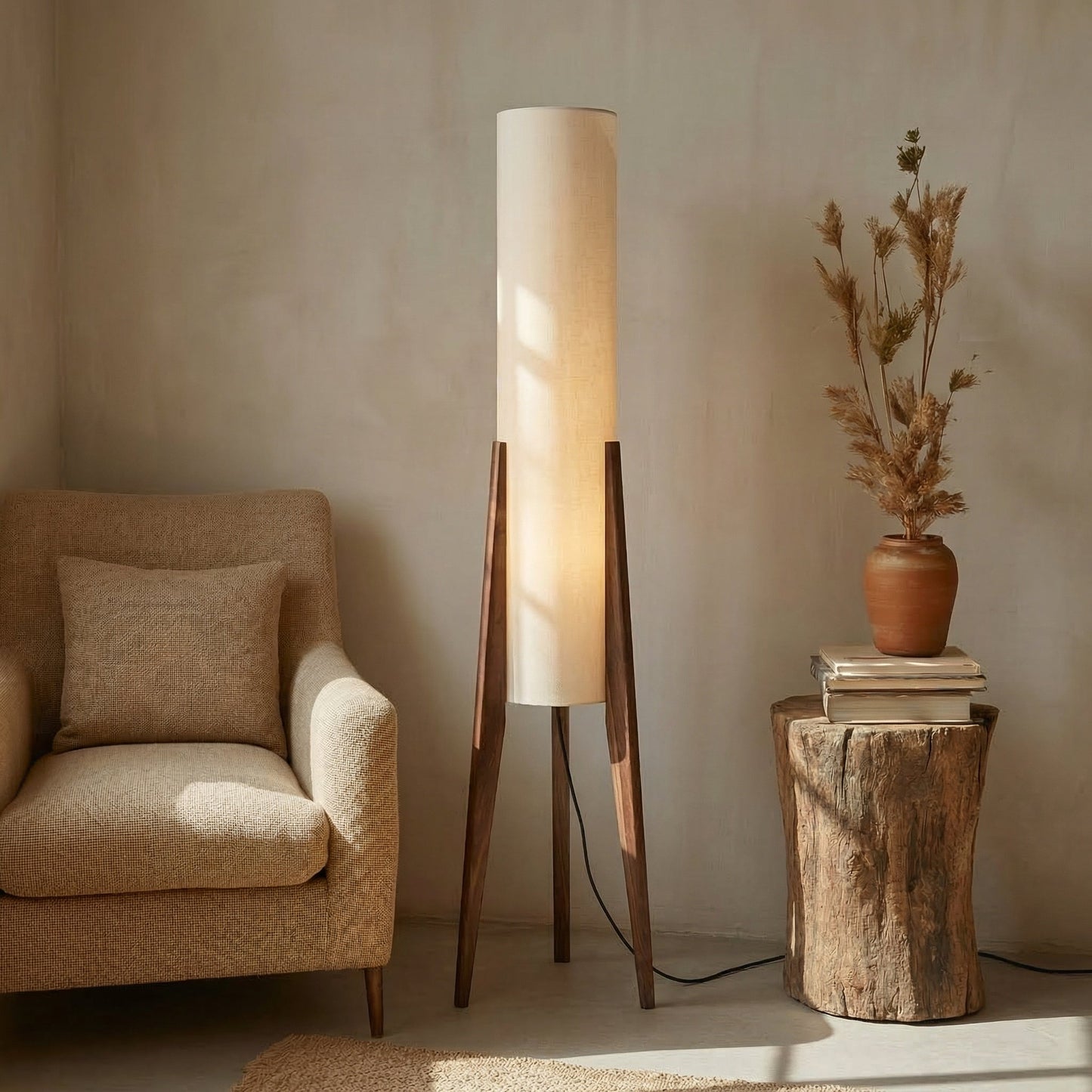 Stehlampe Holz – Pelanva – Ansicht 5