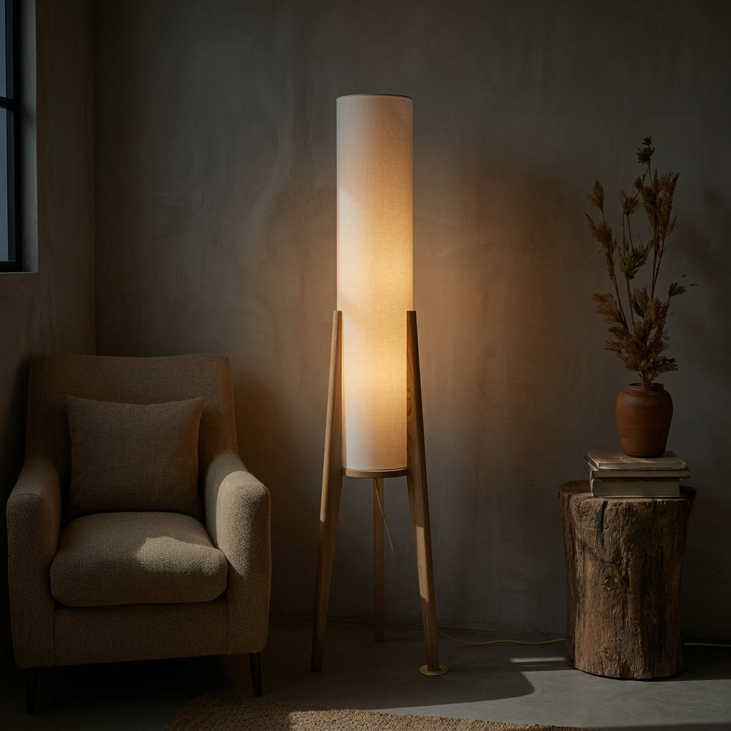 Stehlampe Holz – Pelanva – Ansicht 8