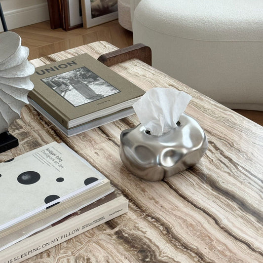Design-Taschentuchbox aus Keramik in Wolkenform – Pelanva