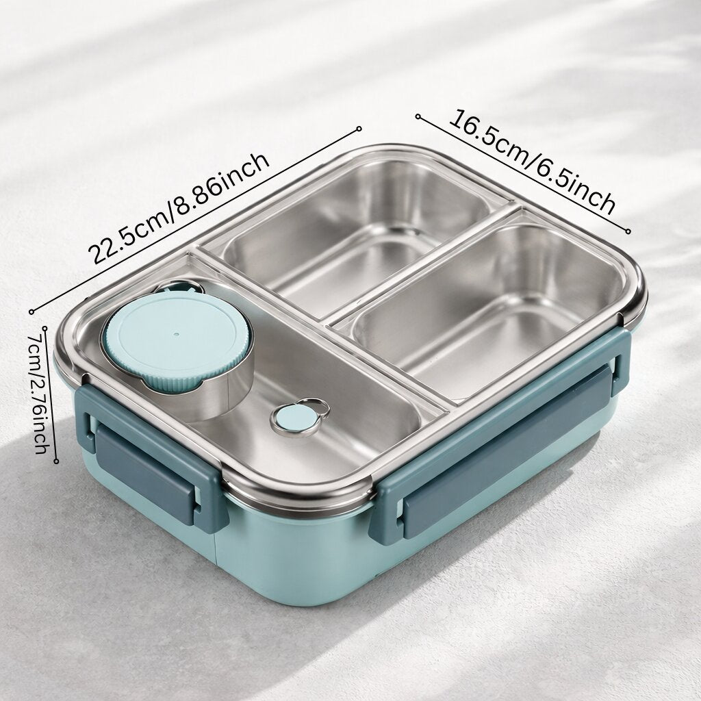 Thermobehälter für Essen aus Edelstahl mit Fächern – Pelanva – Ansicht 11