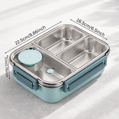 Thermobehälter für Essen aus Edelstahl mit Fächern – Pelanva – Ansicht 11