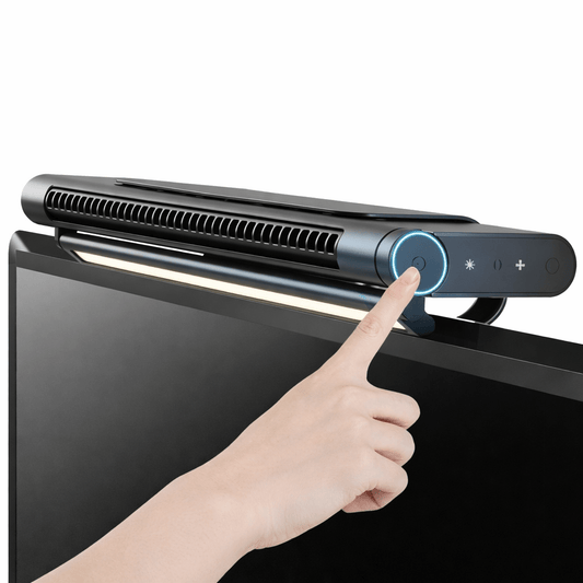 Blattloser USB-Tischventilator und Mini-Klimagerät – Pelanva – Ansicht 1