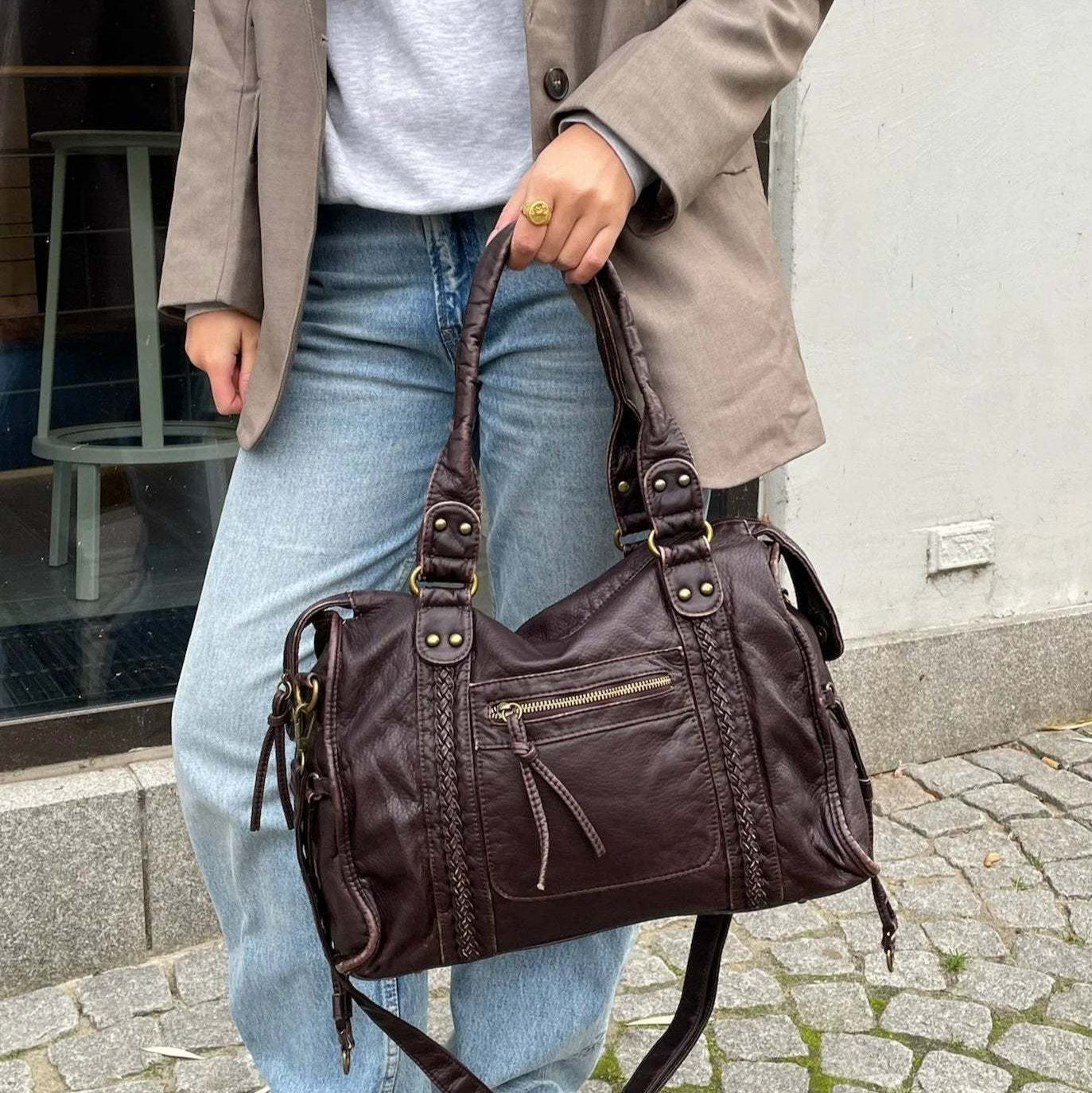 Viki – Damenhandtasche im Vintage-Stil