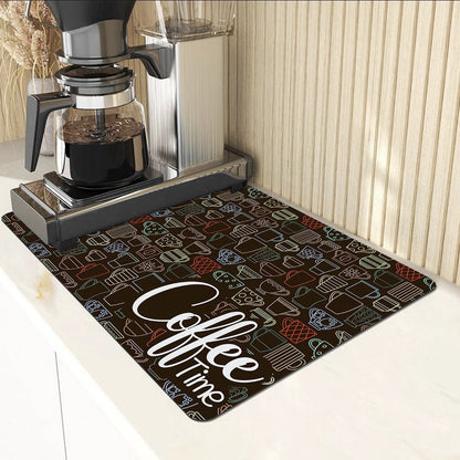 Viki – Wasserabsorbierende Kaffeemaschinenmatte für saubere Arbeitsflächen