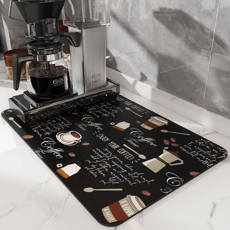 Viki – Wasserabsorbierende Kaffeemaschinenmatte für saubere Arbeitsflächen