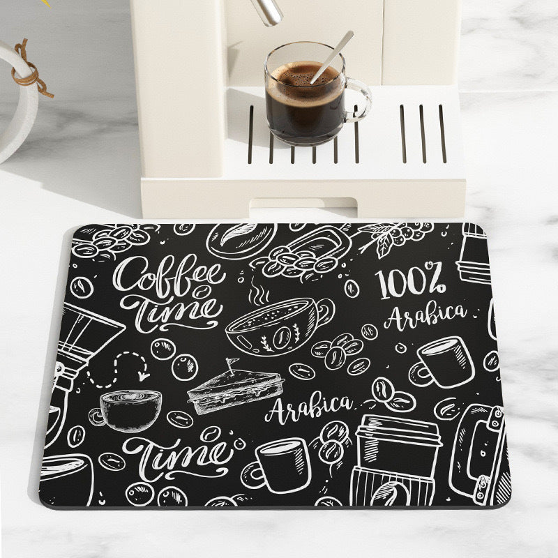 Viki – Wasserabsorbierende Kaffeemaschinenmatte für saubere Arbeitsflächen