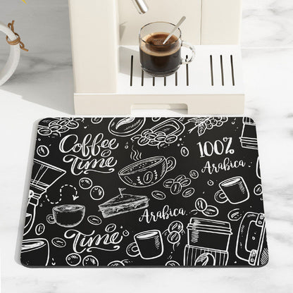 Viki – Wasserabsorbierende Kaffeemaschinenmatte für saubere Arbeitsflächen