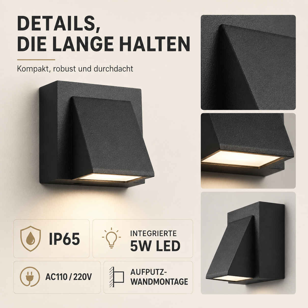 Wandleuchte Außen – Pelanva – Ansicht 4