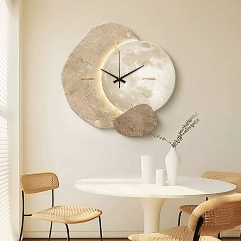 Stilvolle skandinavische Wanduhr mit geräuscharmem Uhrwerk – Pelanva – Ansicht 2