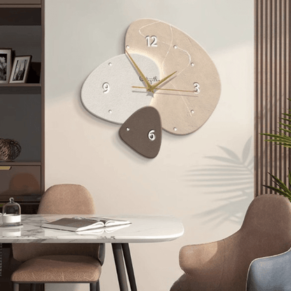 Stilvolle skandinavische Wanduhr mit geräuscharmem Uhrwerk – Pelanva – Ansicht 3