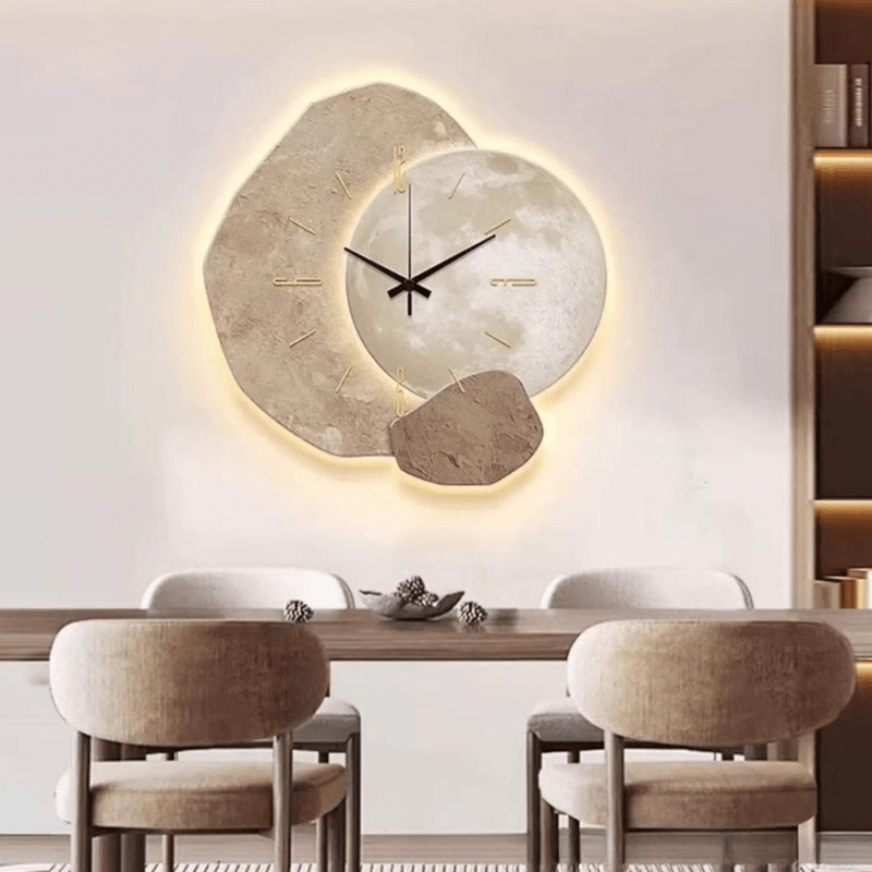 Stilvolle skandinavische Wanduhr mit geräuscharmem Uhrwerk – Pelanva – Ansicht 5
