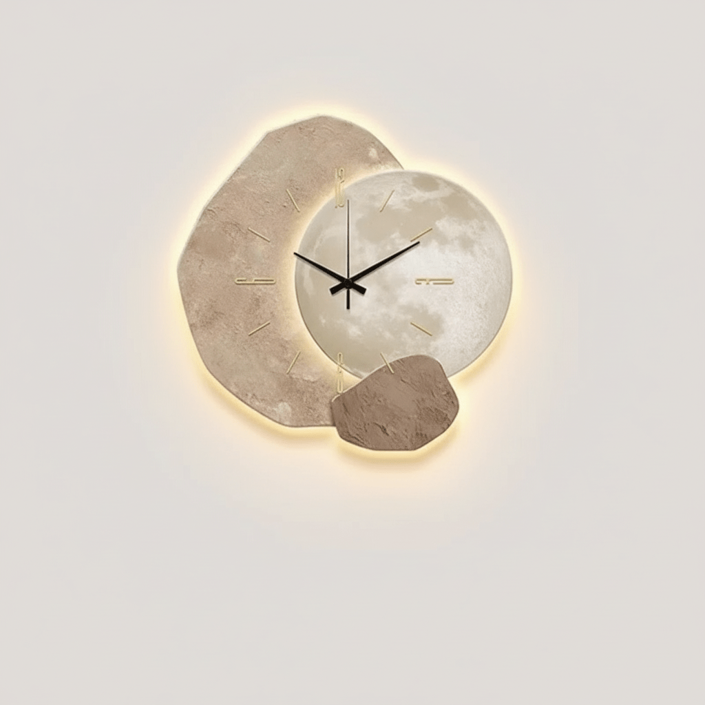 Stilvolle skandinavische Wanduhr mit geräuscharmem Uhrwerk – Pelanva – Ansicht 6