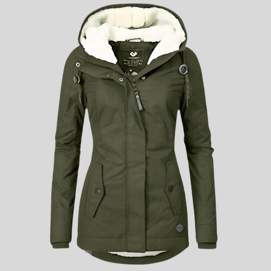 Warme Winterjacke mit Kapuze für Damen – Jacke & Mantel