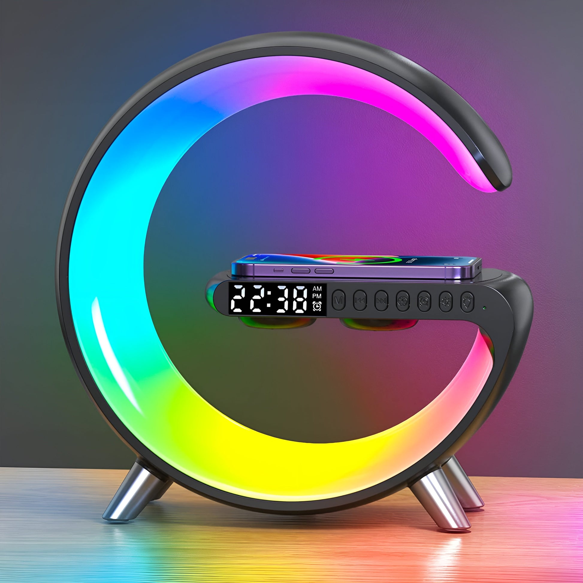 Wecker mit Bluetooth Lautsprecher – Pelanva – Ansicht 7