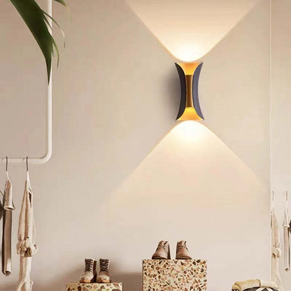 wetterfeste led aluminium wandleuchte fuer – Pelanva – Ansicht 1