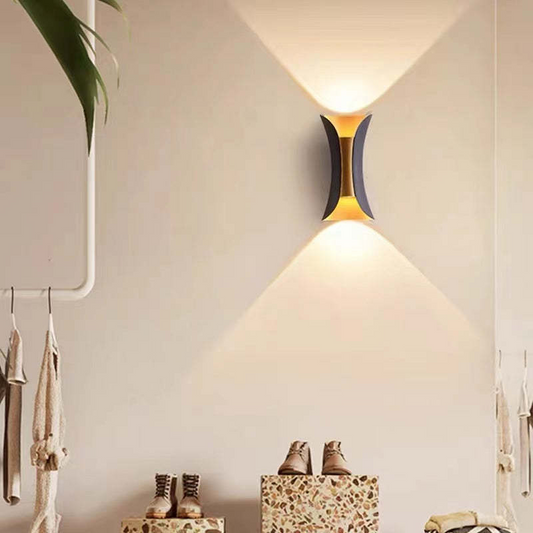 wetterfeste led aluminium wandleuchte fuer – Pelanva – Ansicht 1