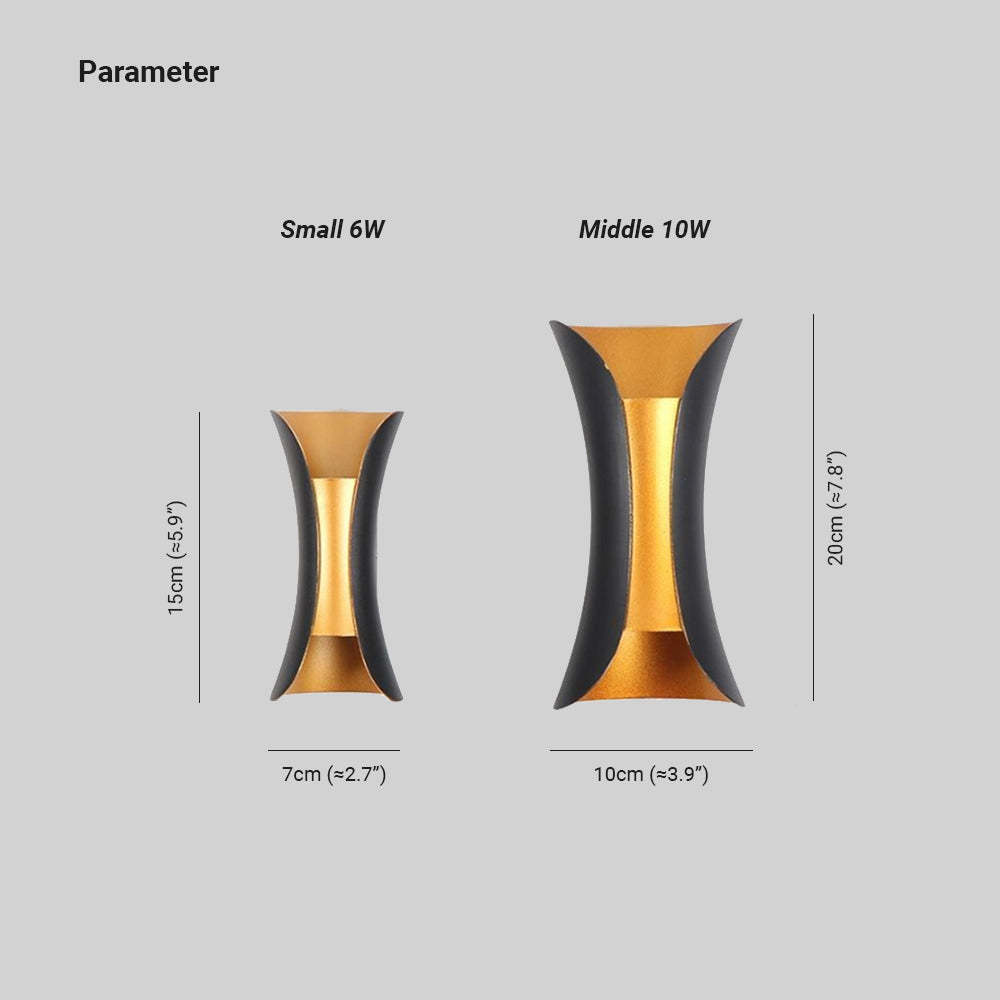 wetterfeste led aluminium wandleuchte fuer – Pelanva – Ansicht 18