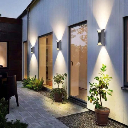 wetterfeste led aluminium wandleuchte fuer – Pelanva – Ansicht 3