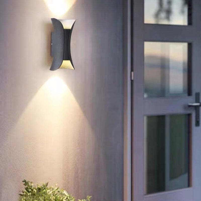 wetterfeste led aluminium wandleuchte fuer – Pelanva – Ansicht 4