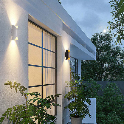 wetterfeste led aluminium wandleuchte fuer – Pelanva – Ansicht 6