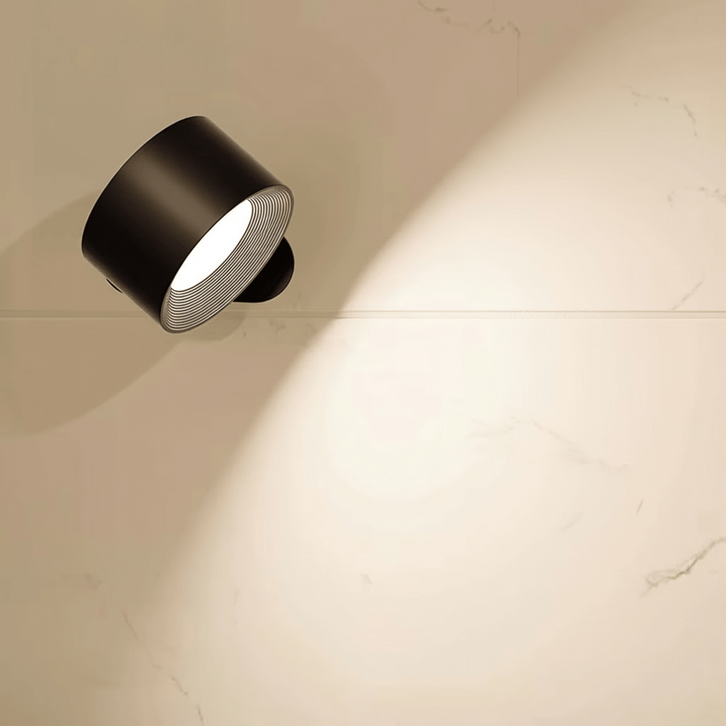 wiederaufladbare led wandleuchte drehbarem kopf – Pelanva – Ansicht 3