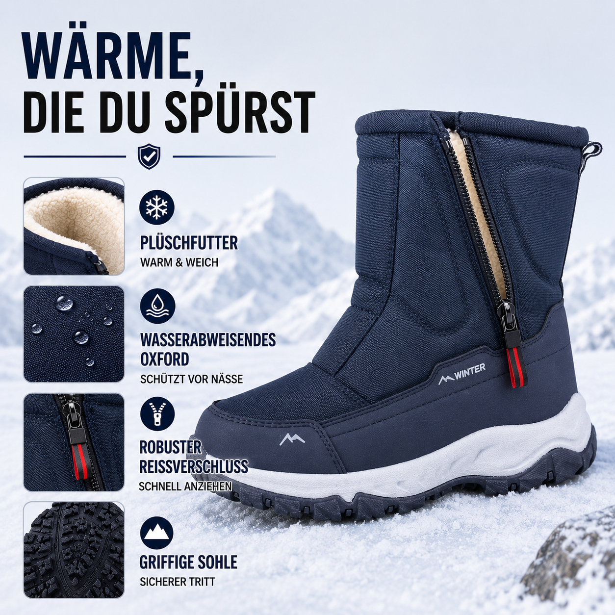 Winterstiefel Damen – Pelanva – Ansicht 4