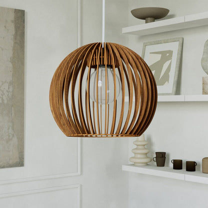 Pendelleuchte BOLA aus Holz – Bild 26 von 50