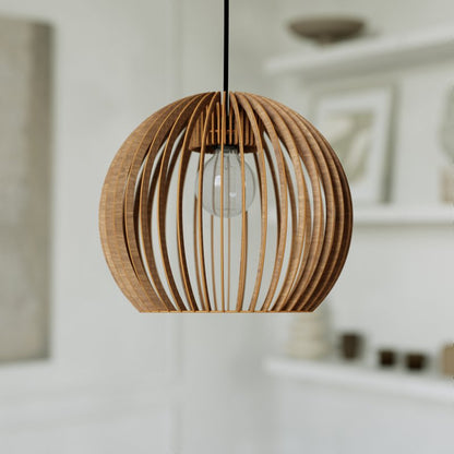 Pendelleuchte BOLA aus Holz – Bild 43 von 50