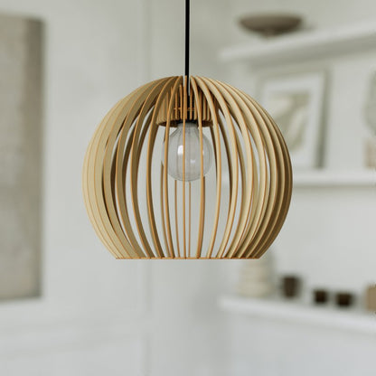 Pendelleuchte BOLA aus Holz – Bild 27 von 50