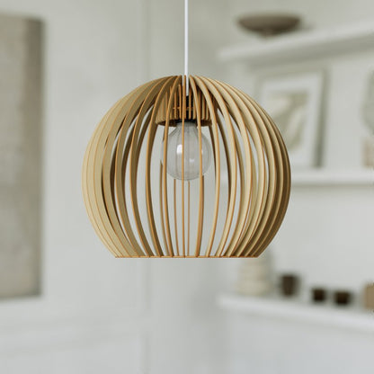 Pendelleuchte BOLA aus Holz – Bild 30 von 50