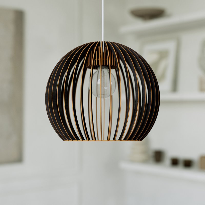 Pendelleuchte BOLA aus Holz – Bild 34 von 50