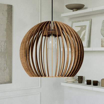 Pendelleuchte BOLA aus Holz