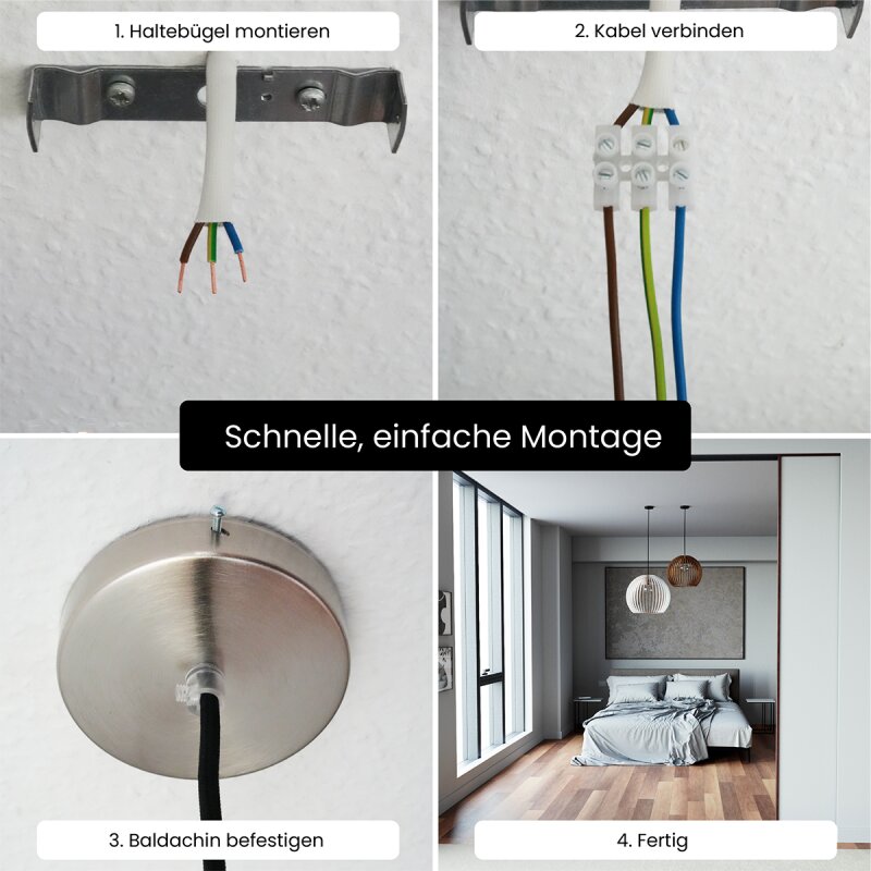 Pendelleuchte BOLA aus Holz – Bild 8 von 50