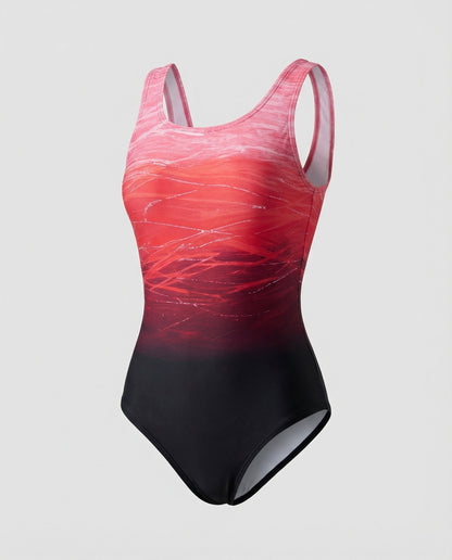 Damen Einteiliger Sport Badeanzug mit Schnelltrocknender Qualität – Bild 3 von 7