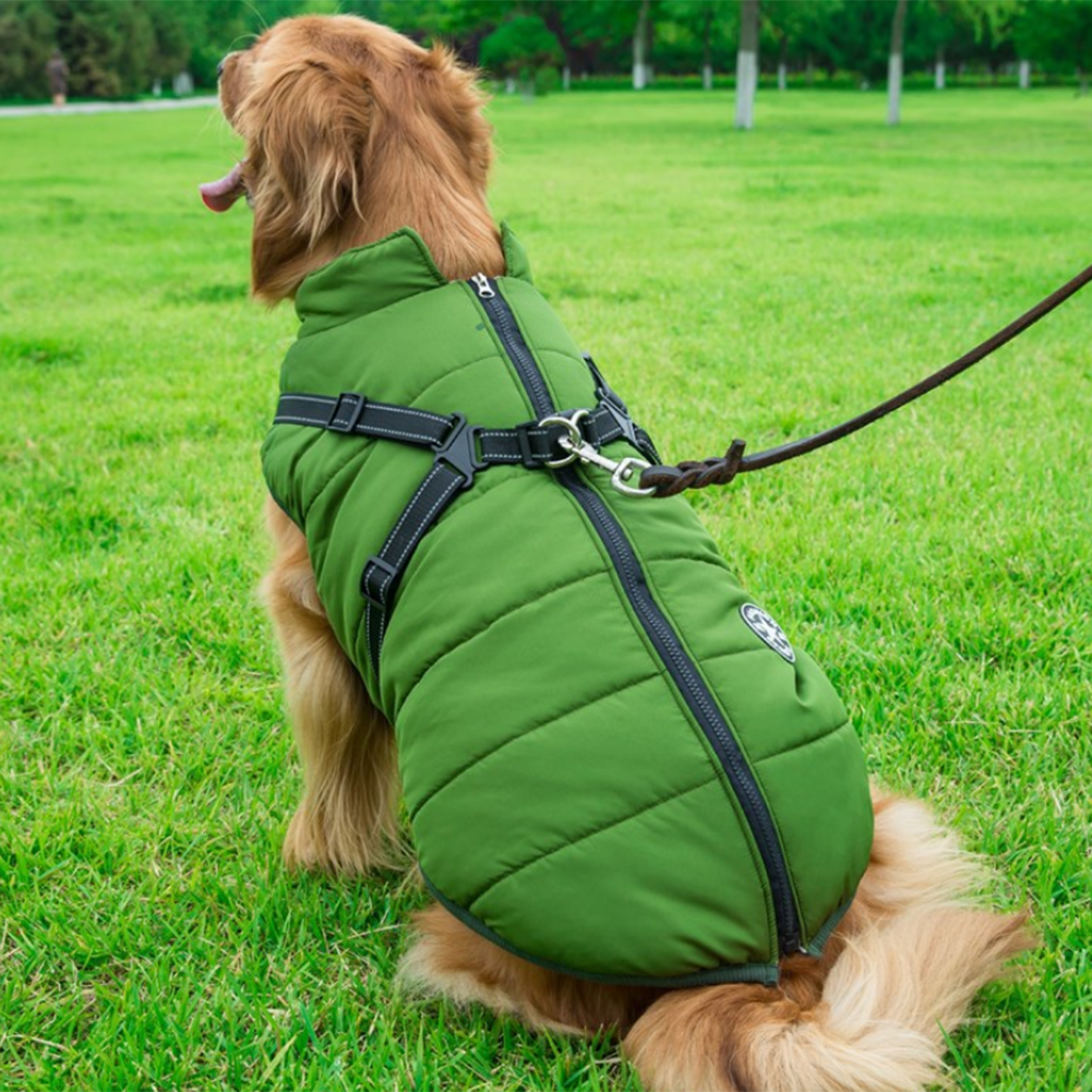 WoofGuard™- Wasserdichte Winterjacke mit integriertem Gurtzeug – Bild 24 von 25