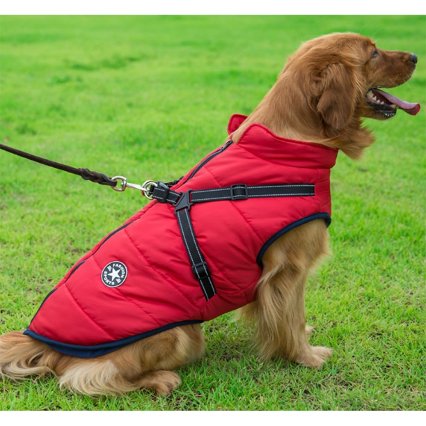 WoofGuard™- Wasserdichte Winterjacke mit integriertem Gurtzeug – Bild 20 von 25